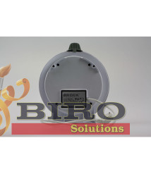 Aparat pentru gofre BROCK, 750W, alb – diametru plăci 19,2 cm, antiaderent, carcasă Cool-Touch, indicatori LED, include con pentru rulare gofre